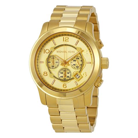 michael kors gold mens watch mk8077